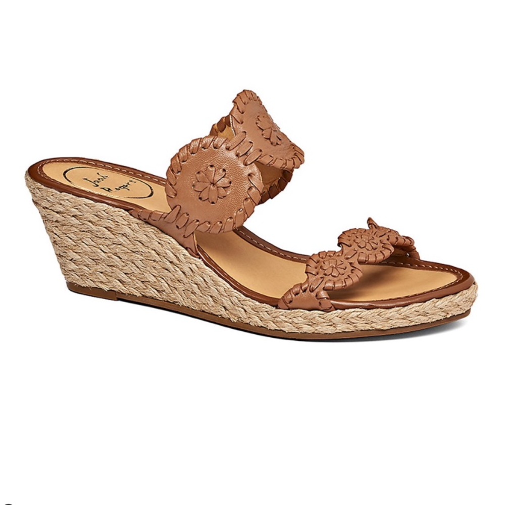 Jack Rogers cognac NEW women’s Shelby Espadrilles